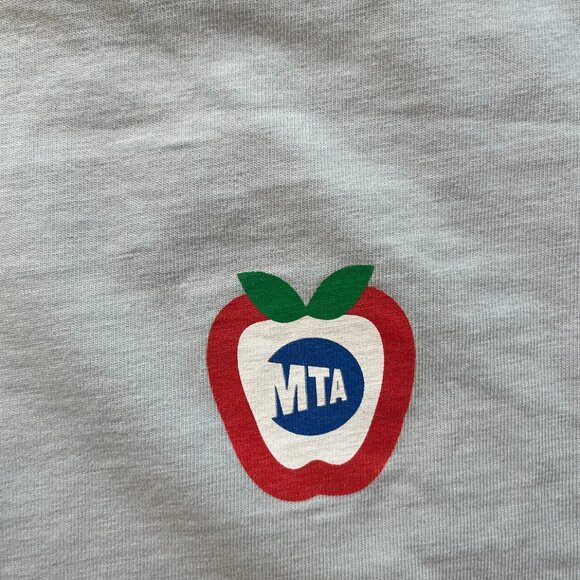 ONLY NY X MTA SLEEVELESS TEE (SIZE L) LIGHT BLUE - Picture 3 of 5